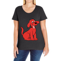 Clifford The Big Red Dog Ladies Curvy T-shirt | Artistshot