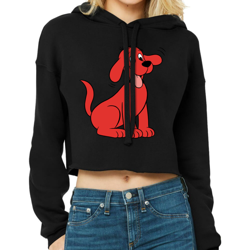 Clifford The Big Red Dog Cropped Hoodie by TIMOTHYSHRINER | Artistshot