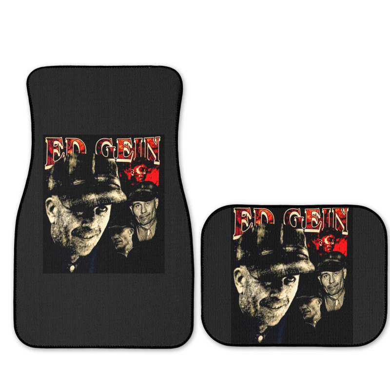 Ed Gein, Ed Geins, The Ed Gein, Ed Gein Painting, Ed Gein Ed Gein Vint Full Set Car Mats | Artistshot