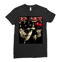 Ed Gein, Ed Geins, The Ed Gein, Ed Gein Painting, Ed Gein Ed Gein Vint Ladies Fitted T-shirt | Artistshot