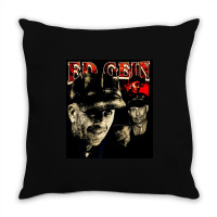 Ed Gein, Ed Geins, The Ed Gein, Ed Gein Painting, Ed Gein Ed Gein Vint Throw Pillow | Artistshot