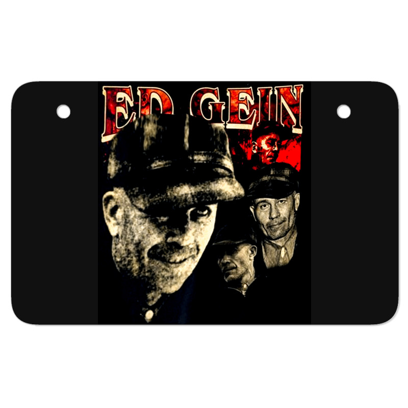 Ed Gein, Ed Geins, The Ed Gein, Ed Gein Painting, Ed Gein Ed Gein Vint Atv License Plate | Artistshot