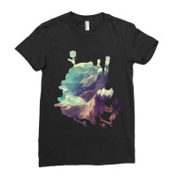 Howl_s Moving Castle Castle Ladies Fitted T-shirt | Artistshot