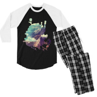 Howl_s Moving Castle Castle Men's 3/4 Sleeve Pajama Set | Artistshot