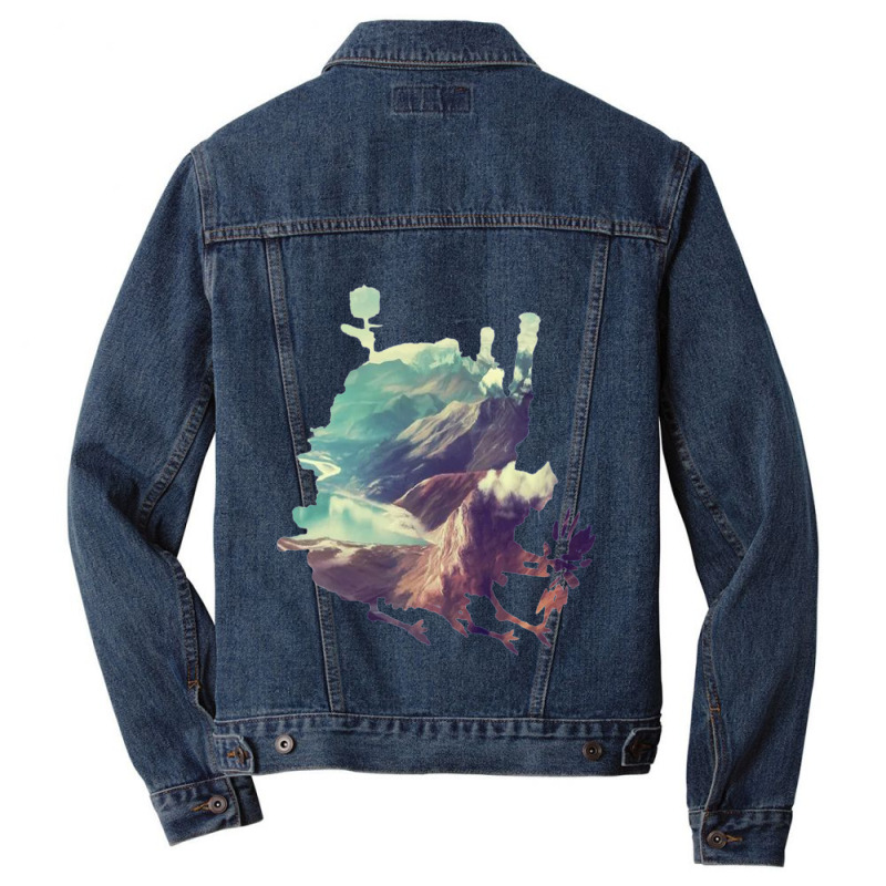 Howl_s Moving Castle Castle Men Denim Jacket by cm-arts | Artistshot