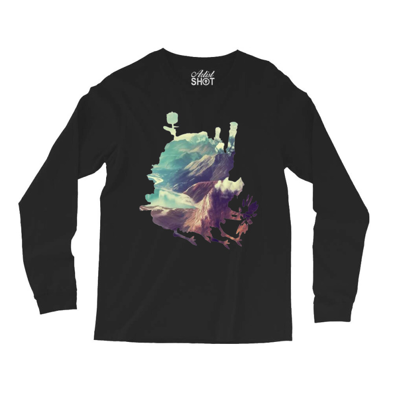 Howl_s Moving Castle Castle Long Sleeve Shirts by cm-arts | Artistshot