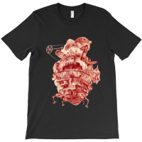 Howl_s Moving Castle In Red T-shirt | Artistshot