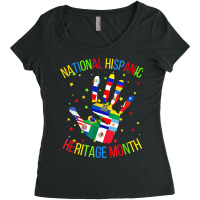 Women Men Latino America Culture Gift National Hispanic T Shirt Women's Triblend Scoop T-shirt | Artistshot