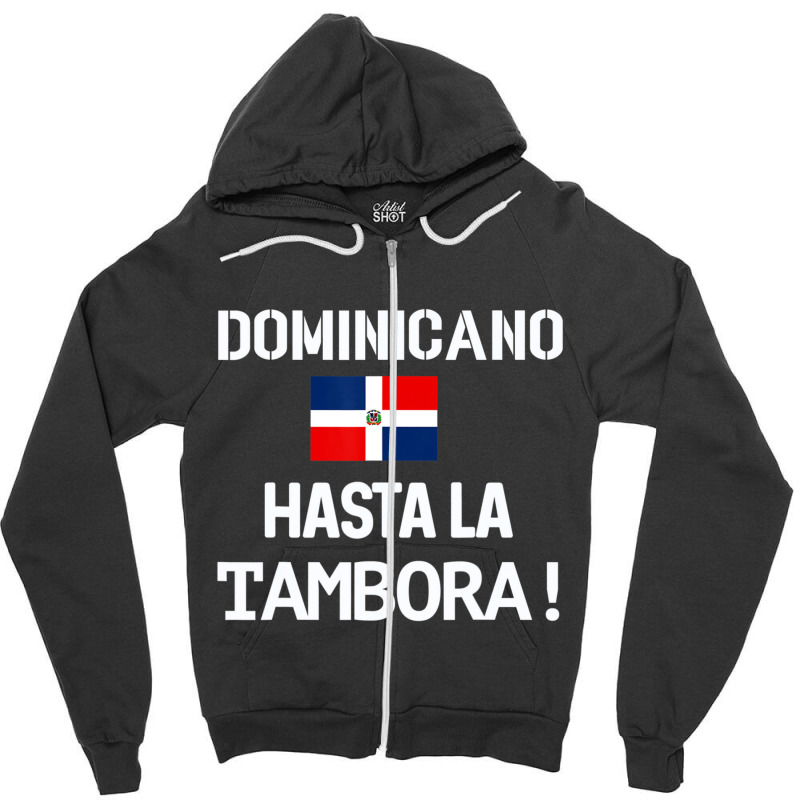 Dominicano Flag Pride Rd Dominican Republic Quote Dna Men Zipper Hoodie by cm-arts | Artistshot