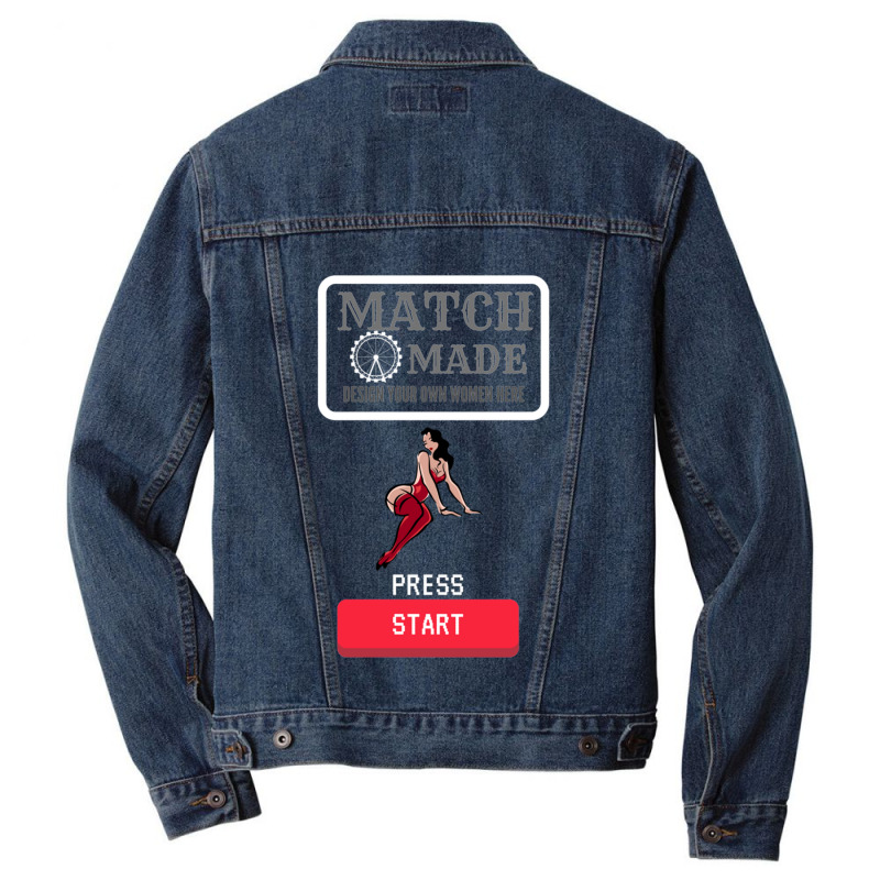 Bella Poarch Match Made Build Men Denim Jacket | Artistshot