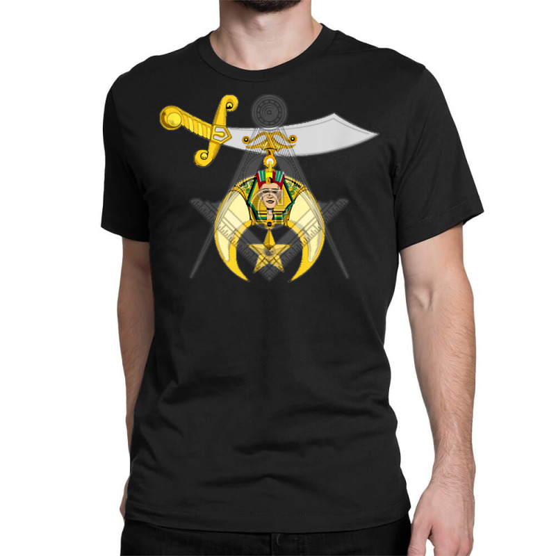 Mason Square And Compass Masonic Shriner Overlay Lodge T Shirt Classic T-shirt by cm-arts | Artistshot