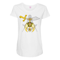 Mason Square And Compass Masonic Shriner Overlay Lodge T Shirt Maternity Scoop Neck T-shirt | Artistshot