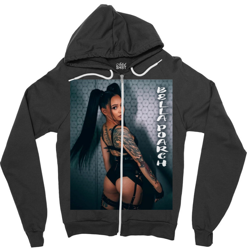 Bella Poarch Posing And Looking Back Zipper Hoodie | Artistshot