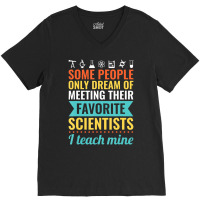 Science Teacher Teach Biology Chemistry Physics V-neck Tee | Artistshot