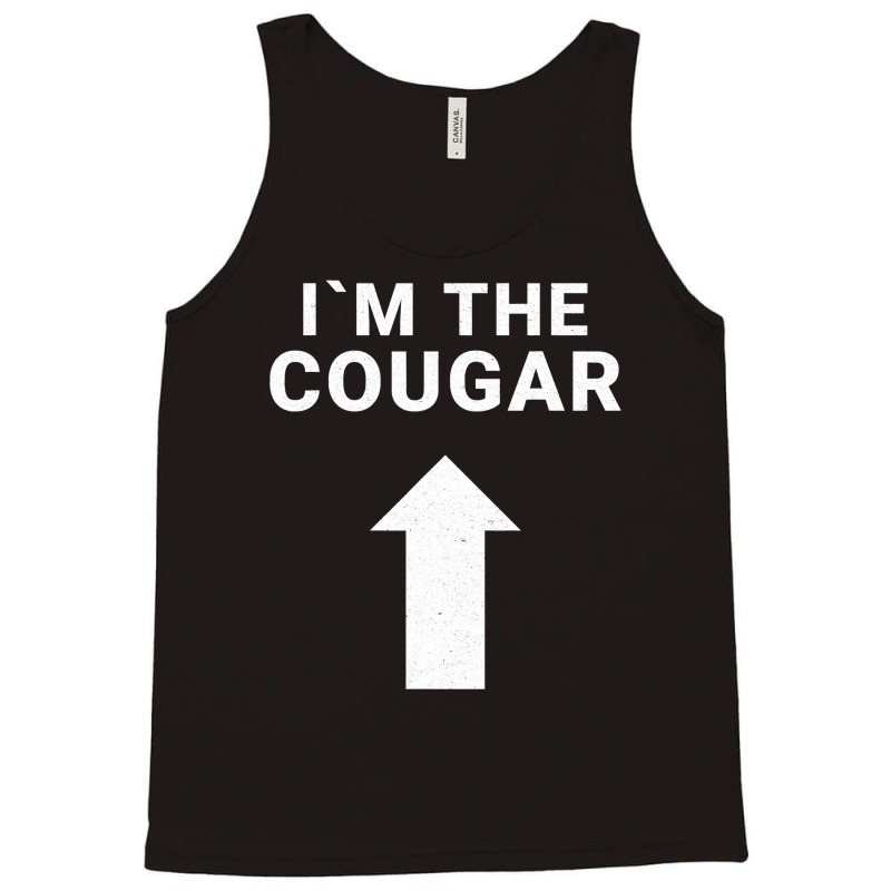 I´m With The Cougar Humor Halloween Birthday Gift Tank Top by thutrinh | Artistshot