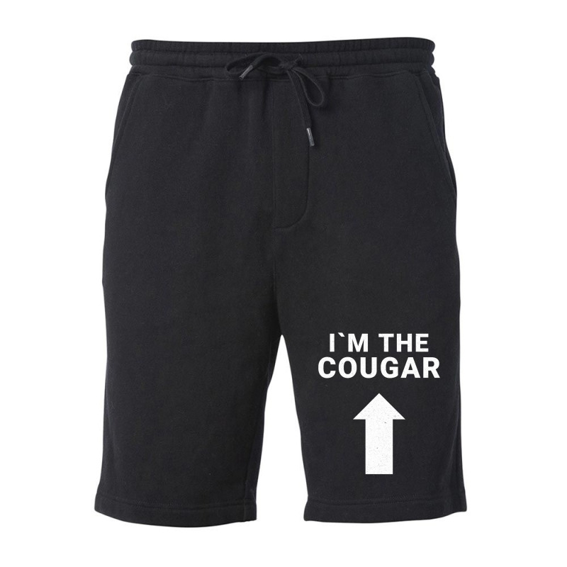 I´m With The Cougar Humor Halloween Birthday Gift Fleece Short by thutrinh | Artistshot