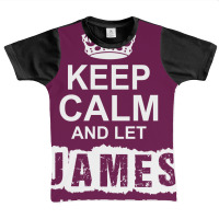 Keep Calm And Let James Handle It Graphic Youth T-shirt | Artistshot