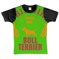 This Girl Loves Her Bull Terrier Graphic Youth T-shirt | Artistshot