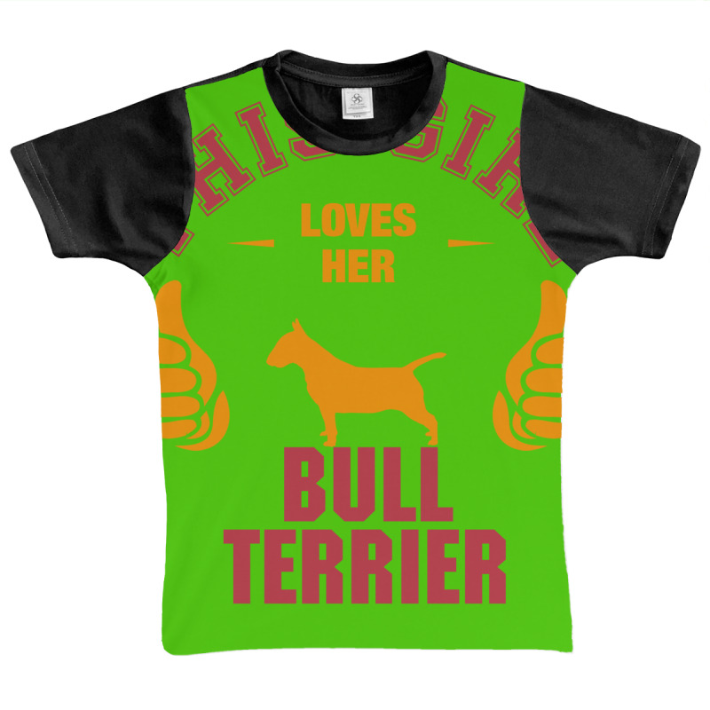 This Girl Loves Her Bull Terrier Graphic Youth T-shirt by tshiart | Artistshot