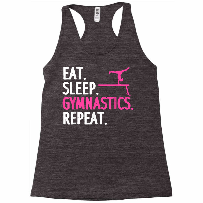 Funny Gymnastics For Women Girls Gymnast Handstand Tumbling T Shirt Racerback Tank by cm-arts | Artistshot