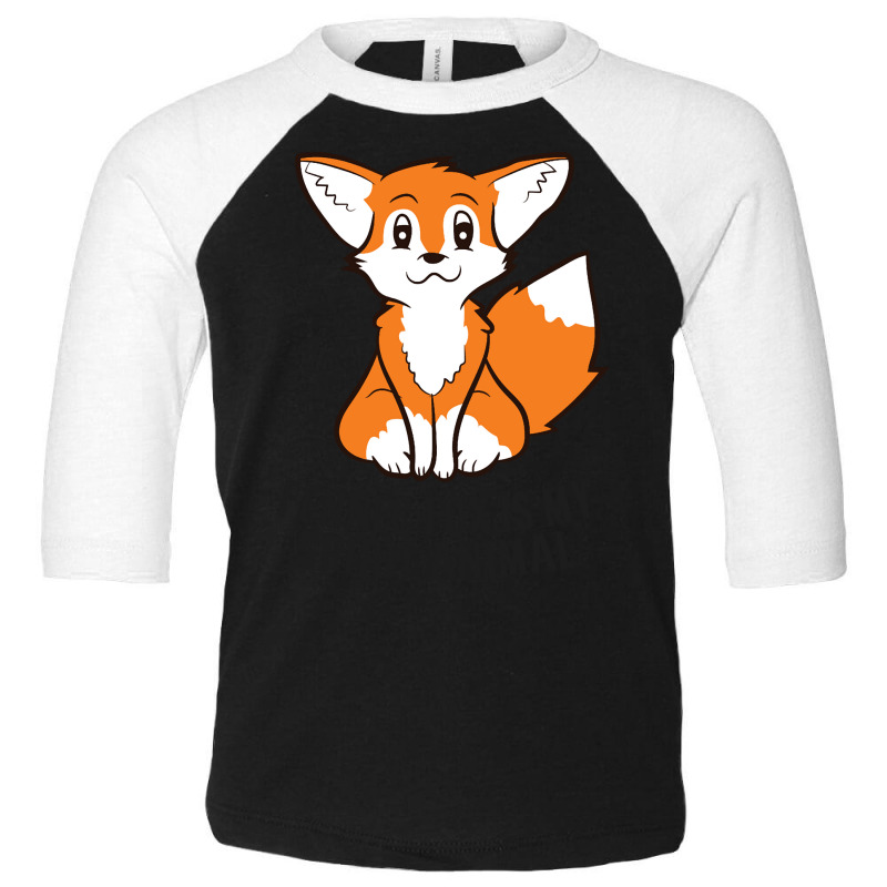 Fennec Fox Is My Spirit Animal Cute Fennec Fox Pullover Hoodie Toddler 3/4 Sleeve Tee by cm-arts | Artistshot