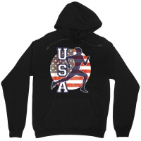 Usa Women Running Track & Field Team American Flag Runner T Shirt Unisex Hoodie | Artistshot