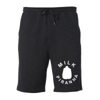 Milk Piranha Fleece Short | Artistshot