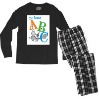 Dr. Seuss Abc Book Cover Men's Long Sleeve Pajama Set | Artistshot