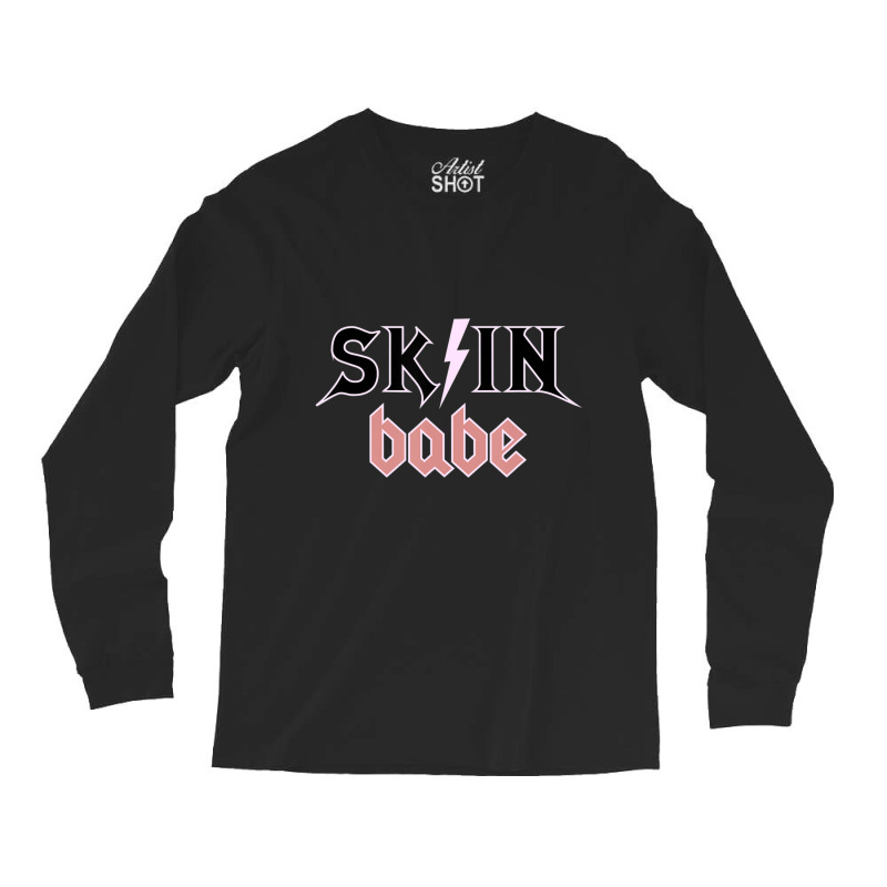 Skin Babe Skincare Lover Skin Esthetician Skin Specialist Long Sleeve Shirts | Artistshot