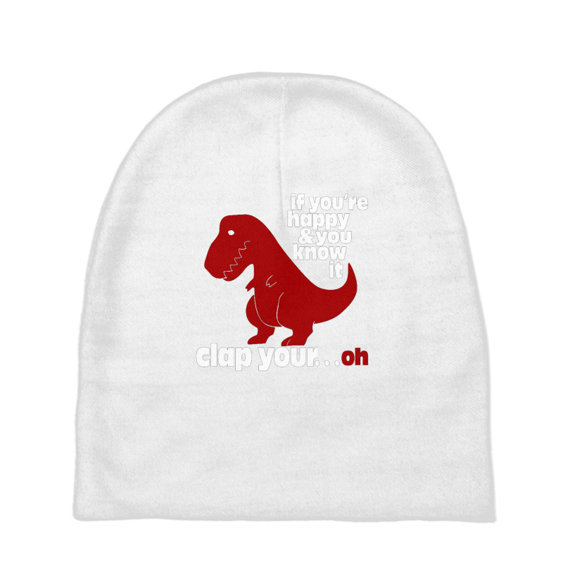 T Rex Clap Your Oh Baby Beanies | Artistshot