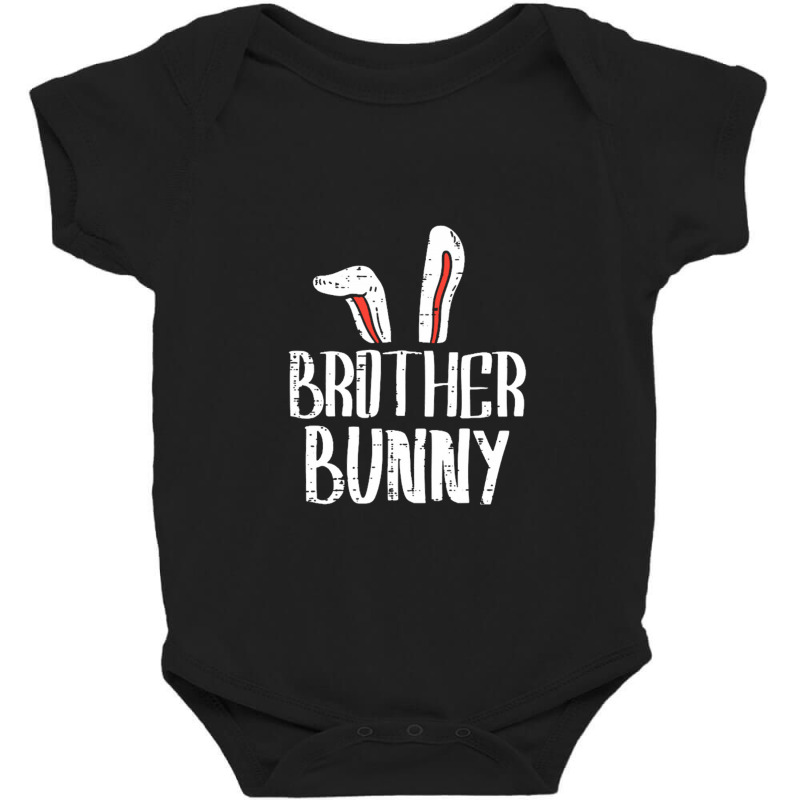 Brother Bunny Ears Cute Baby Bodysuit by cm-arts | Artistshot