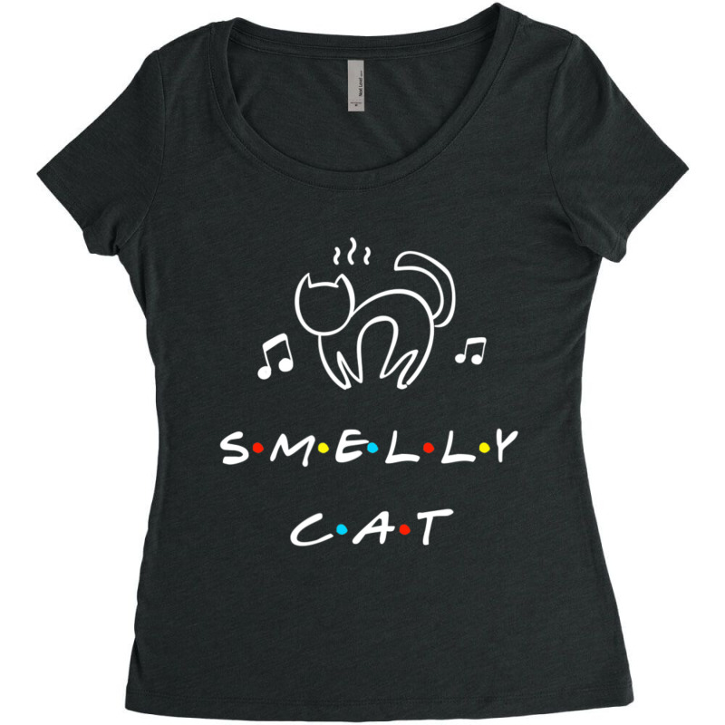 Smelly Cat Quote Women's Triblend Scoop T-shirt by cm-arts | Artistshot