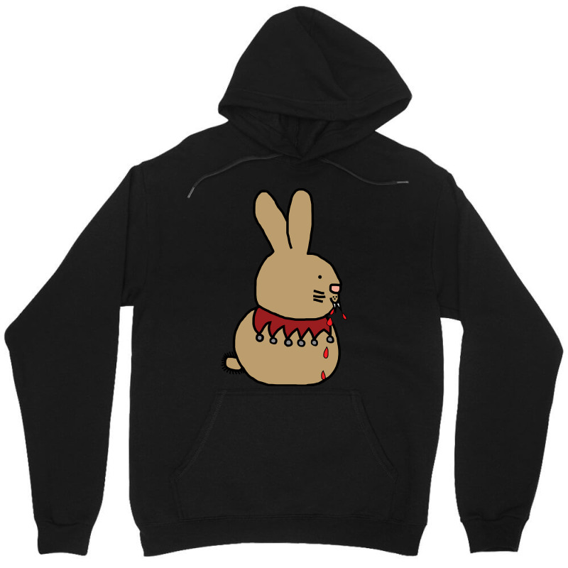 Animals With Sharp Teeth Bunny Rabbit Halloween Horror Unisex Hoodie | Artistshot