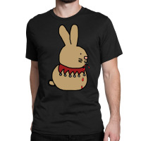 Animals With Sharp Teeth Bunny Rabbit Halloween Horror Classic T-shirt | Artistshot