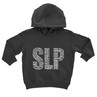 Speech Therapy Speech Language Pathology Month Toddler Hoodie | Artistshot