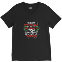 Family Christmas V-neck Tee | Artistshot