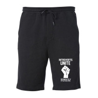 Introverts Unite Separately In Your Own Homes Fleece Short | Artistshot