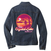 Camp Crystal Lake-n5zg2 Ladies Denim Jacket | Artistshot