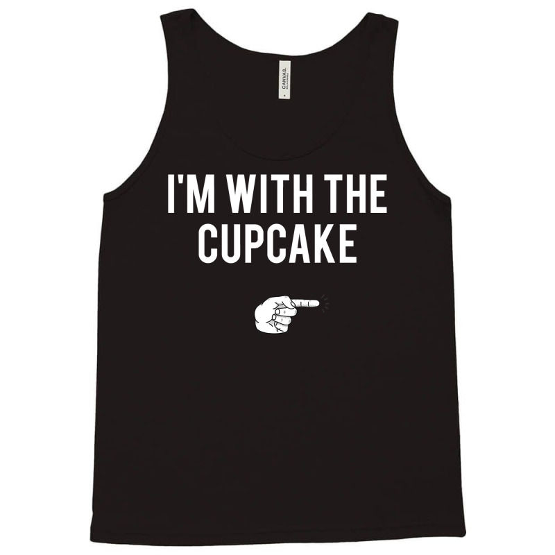 I'm With The Cupcake Halloween Costume Funny Couples Tank Top | Artistshot