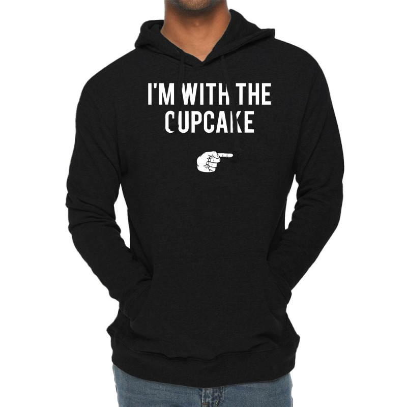 I'm With The Cupcake Halloween Costume Funny Couples Lightweight Hoodie | Artistshot