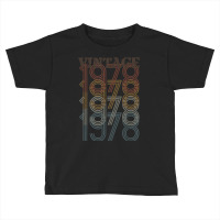 Vintage 1978 Tshirt   Retro 70s Tshirt Toddler T-shirt | Artistshot