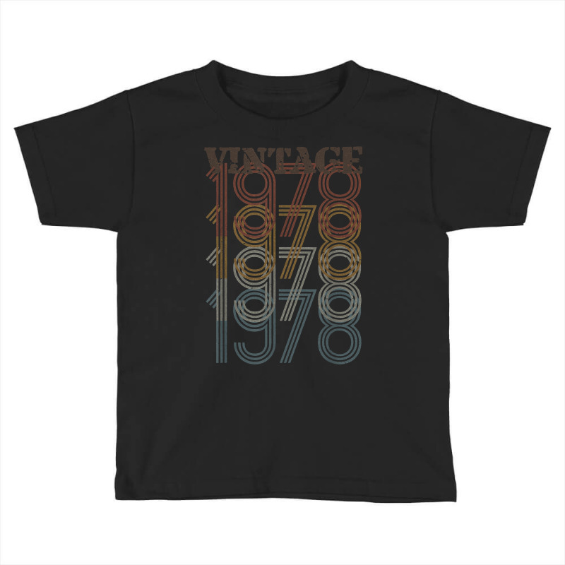 Vintage 1978 Tshirt   Retro 70s Tshirt Toddler T-shirt | Artistshot