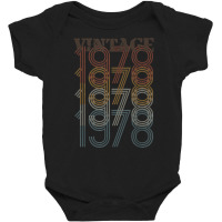 Vintage 1978 Tshirt   Retro 70s Tshirt Baby Bodysuit | Artistshot