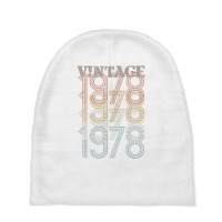 Vintage 1978 Tshirt   Retro 70s Tshirt Baby Beanies | Artistshot