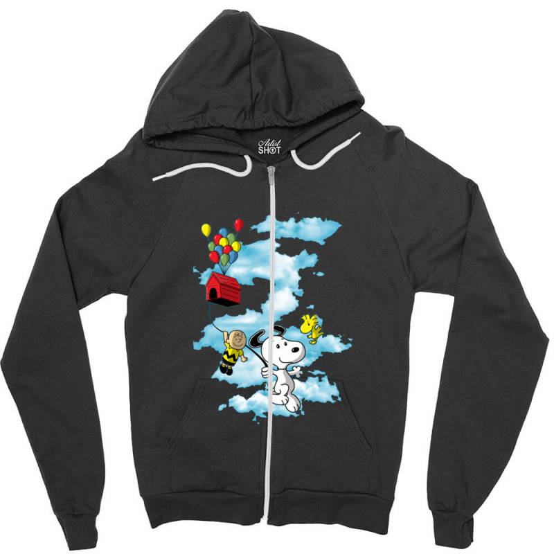 Up Peanuts Zipper Hoodie | Artistshot