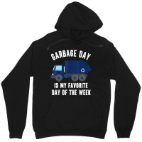 Garbage Day Blue Recycling Truck Quote Recycle Saying Unisex Hoodie | Artistshot