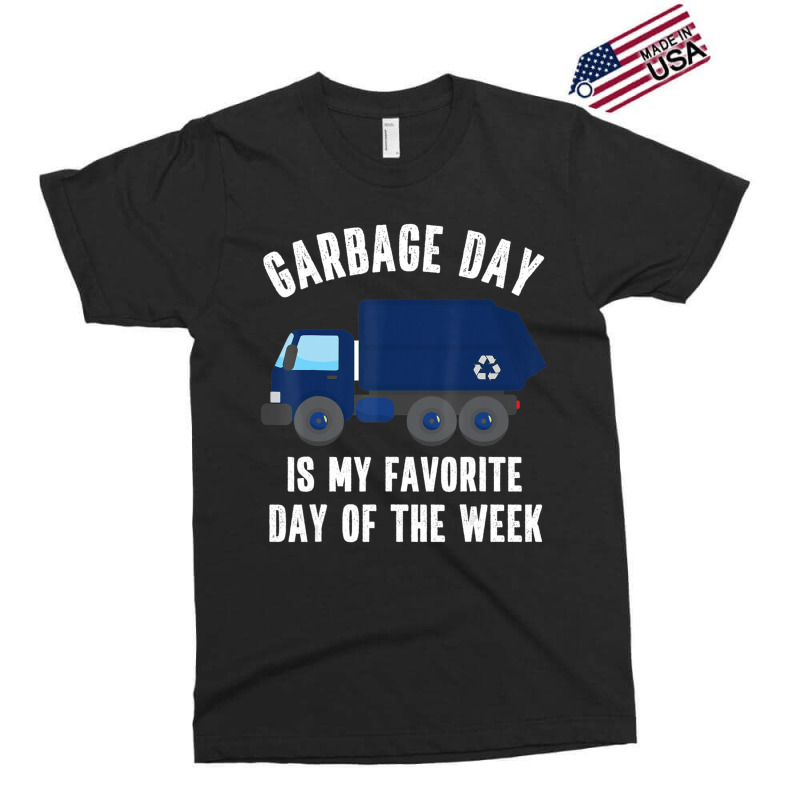 Garbage Day Blue Recycling Truck Quote Recycle Saying Exclusive T-shirt | Artistshot