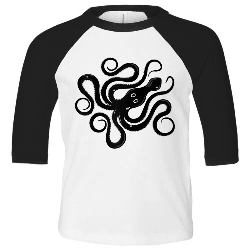 Minoan Octopus Raglan Baseball Tee Toddler 3/4 Sleeve Tee by cm-arts | Artistshot