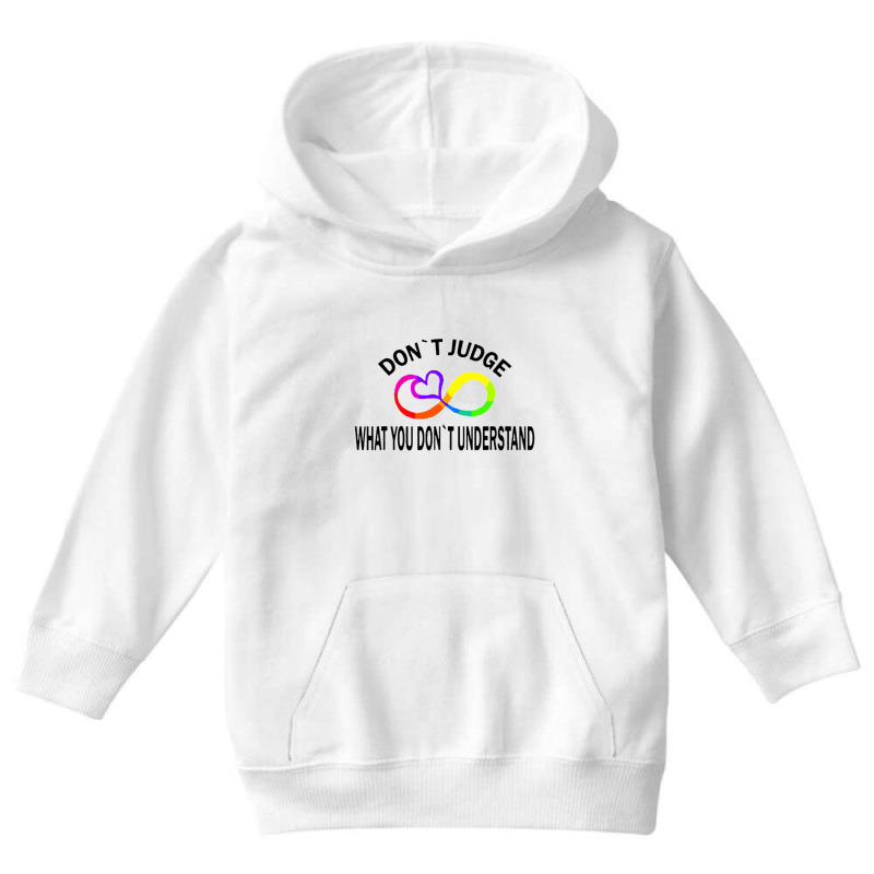 Dont Judge What You Dont Understand Youth Hoodie by cm-arts | Artistshot