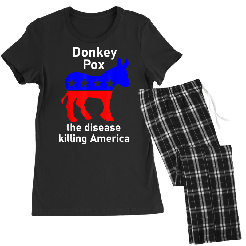 Donkey Pox Donkey Political Funny Satire Women's Pajamas Set by Roberto A Oxford | Artistshot